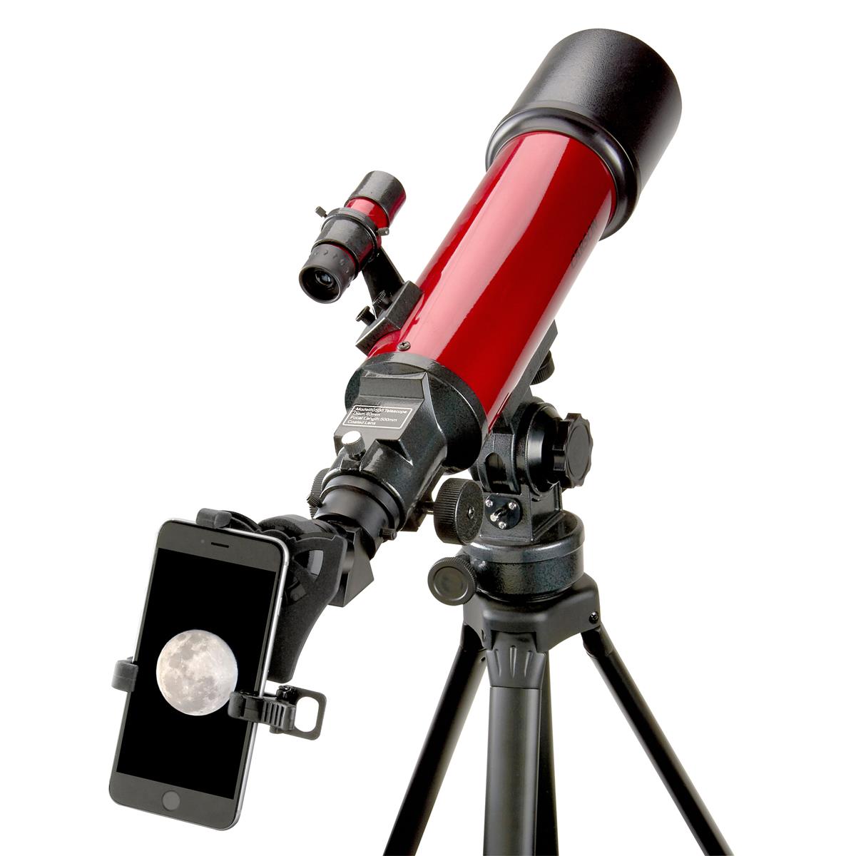 Image of Carson Red Planet Series 25-56x80 Refractor Telescope with Smartphone Adapter