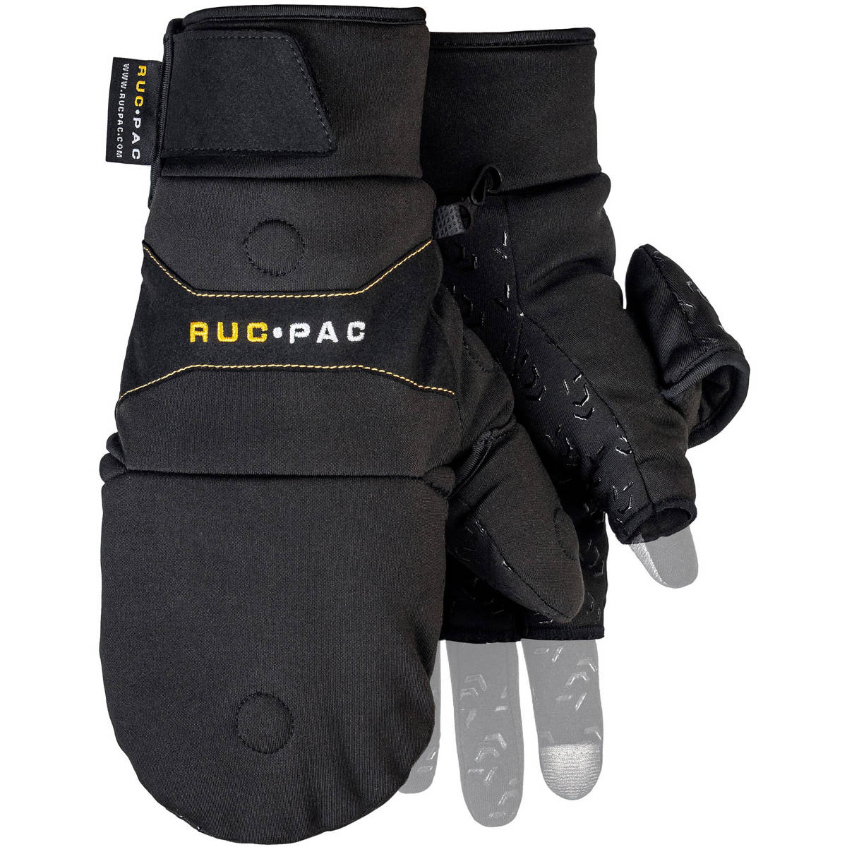 

RucPac Extreme Tech Gloves for Photographers, Large, Black
