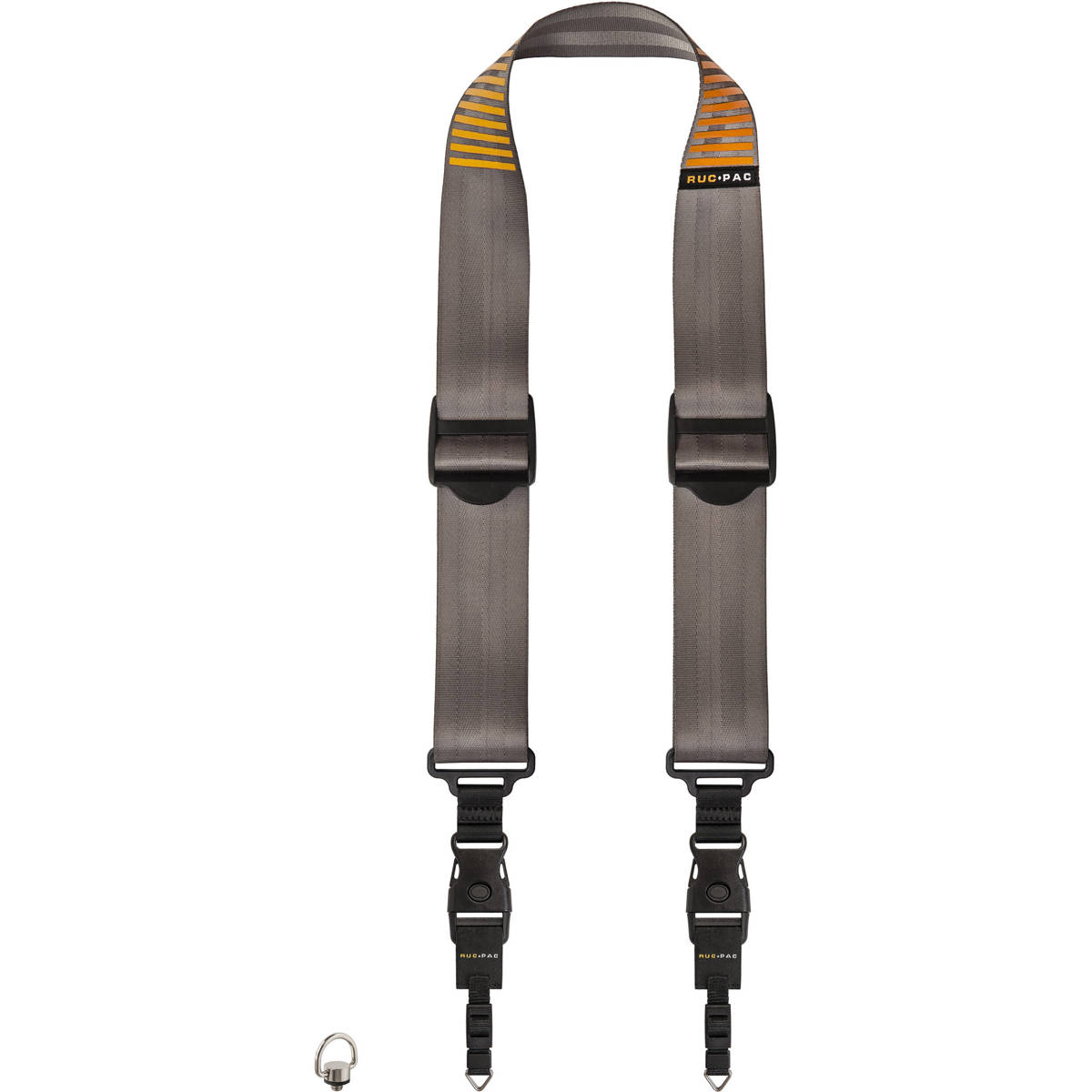 

RucPac Camera Strap, Gray/Gold