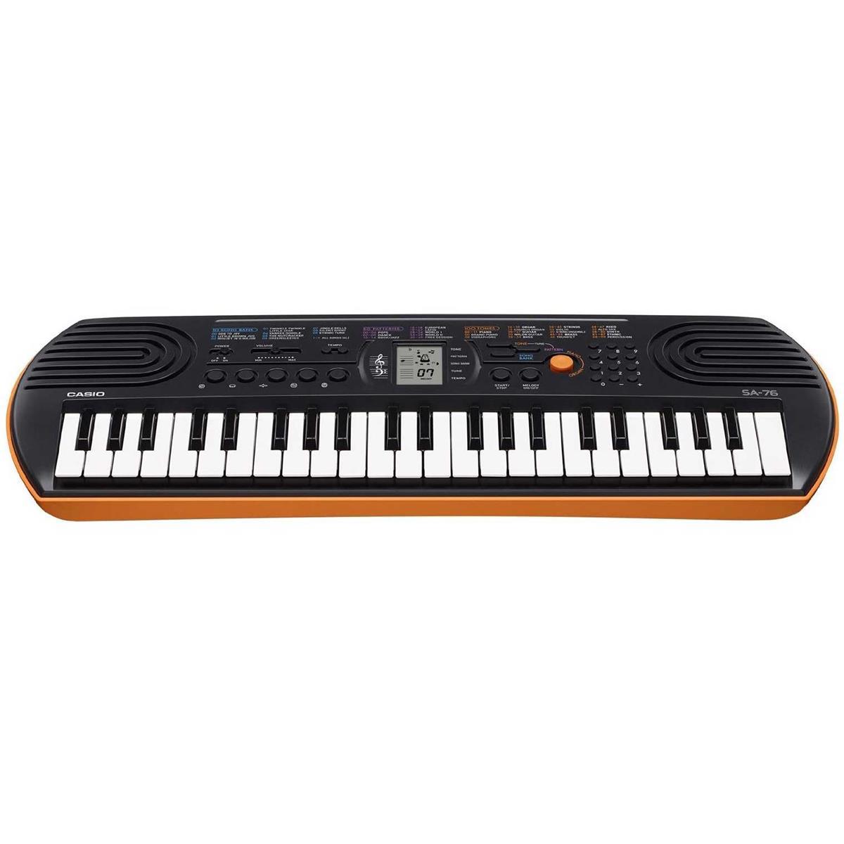 

Casio SA-76 44-Key Mini Keyboard, Orange