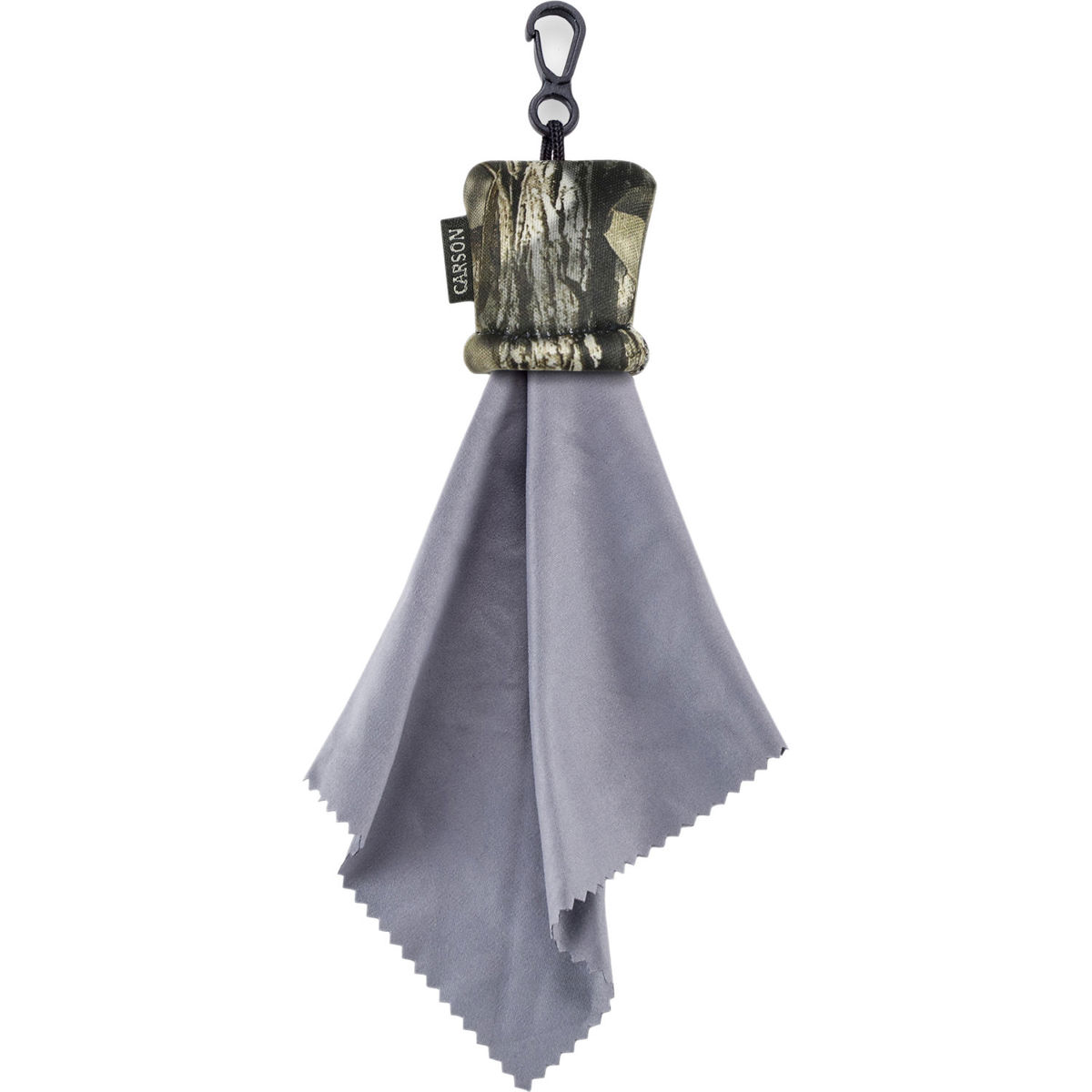 

Carson Stuff-It 6.25x6.25" Microfiber Lens Cleaning Cloth with Pouch, Mossy Oak