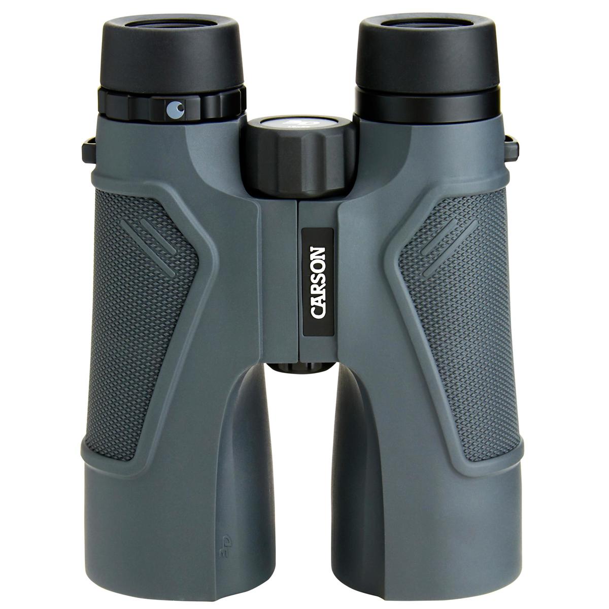 

Carson 10x50mm 3D Series Roof Prism Binocular, 5.0 Degree Angle of View, Gray