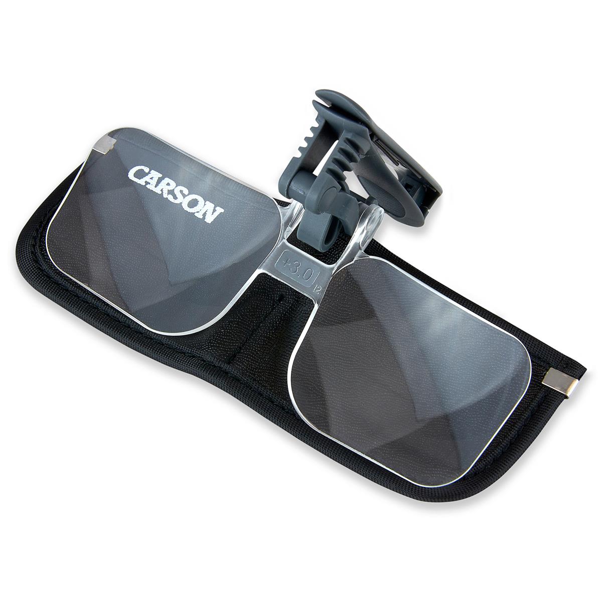 Image of Carson VM-10 1.75x Clip-On VisorMag Clip-on Flip-up Magnifying Glass