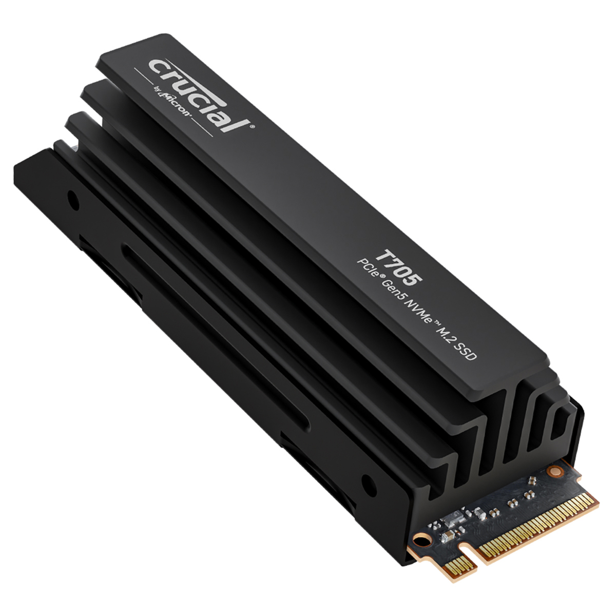 

Crucial T705 PCIe Gen5 NVMe M.2 SSD Internal Gaming SSD 1TB With Heatsink