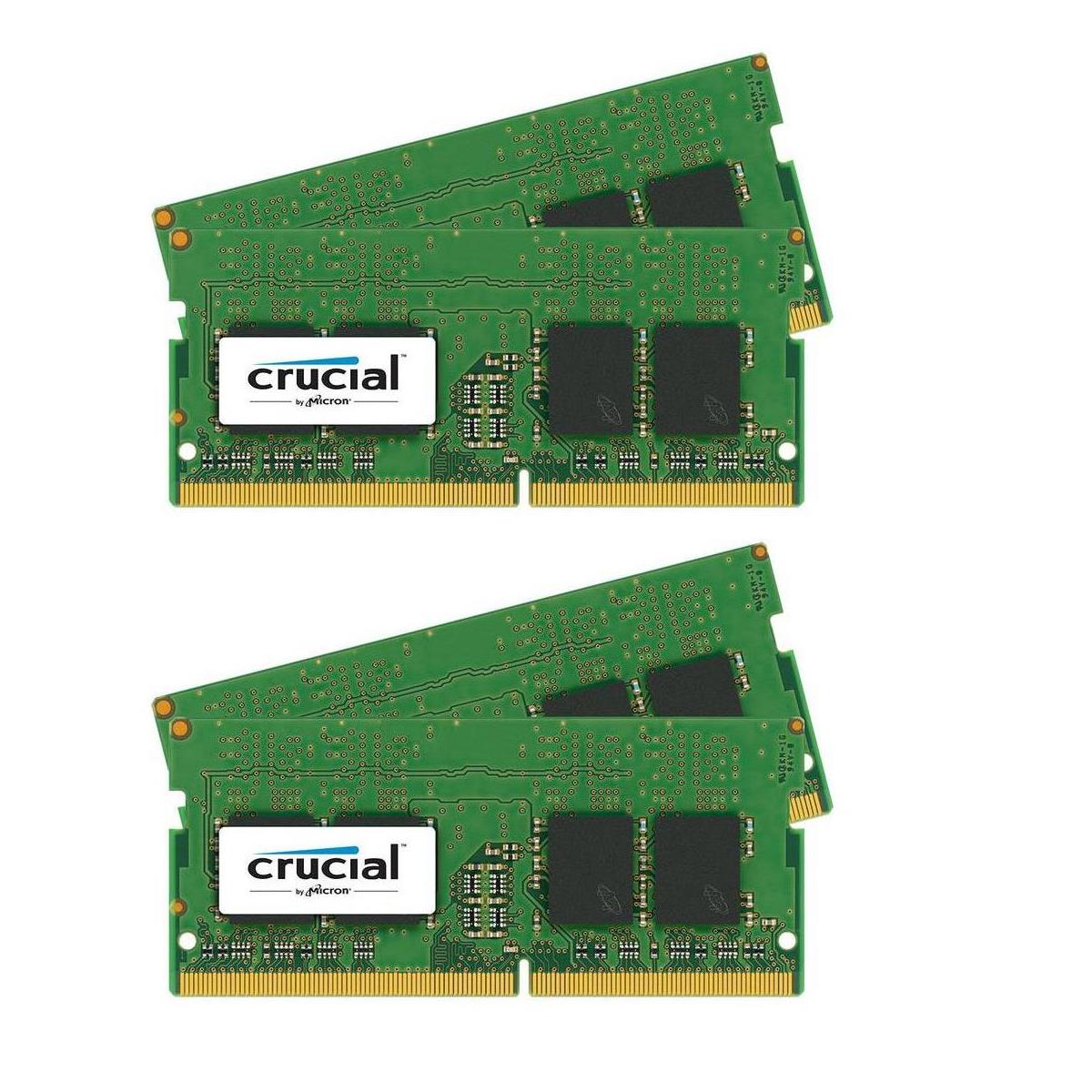 Image of Crucial 2x 32GB (2x 16GB) 260-Pin SODIMM DDR4 (PC4-19200) Module Kit