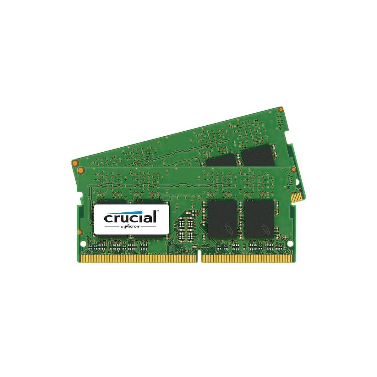 Image of Crucial 32GB (2x 16GB) 260-Pin SODIMM DDR4 (PC4-19200) Module Kit