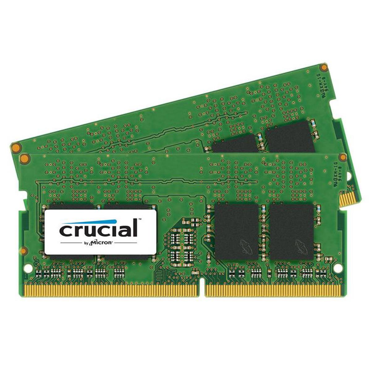 

Crucial 32GB (2x 16GB) 260-Pin SODIMM DDR4 (PC4-19200) Module Kit