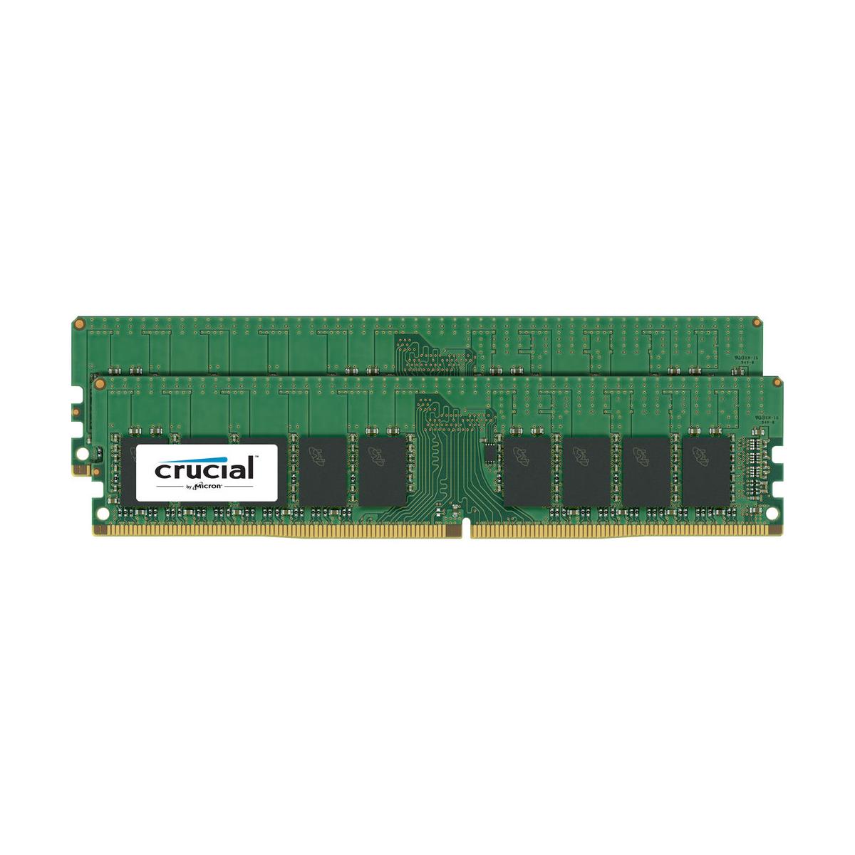 Image of Crucial 32GB (2x 16GB) EUDIMM DDR4 2666MT/s Memory Module Kit