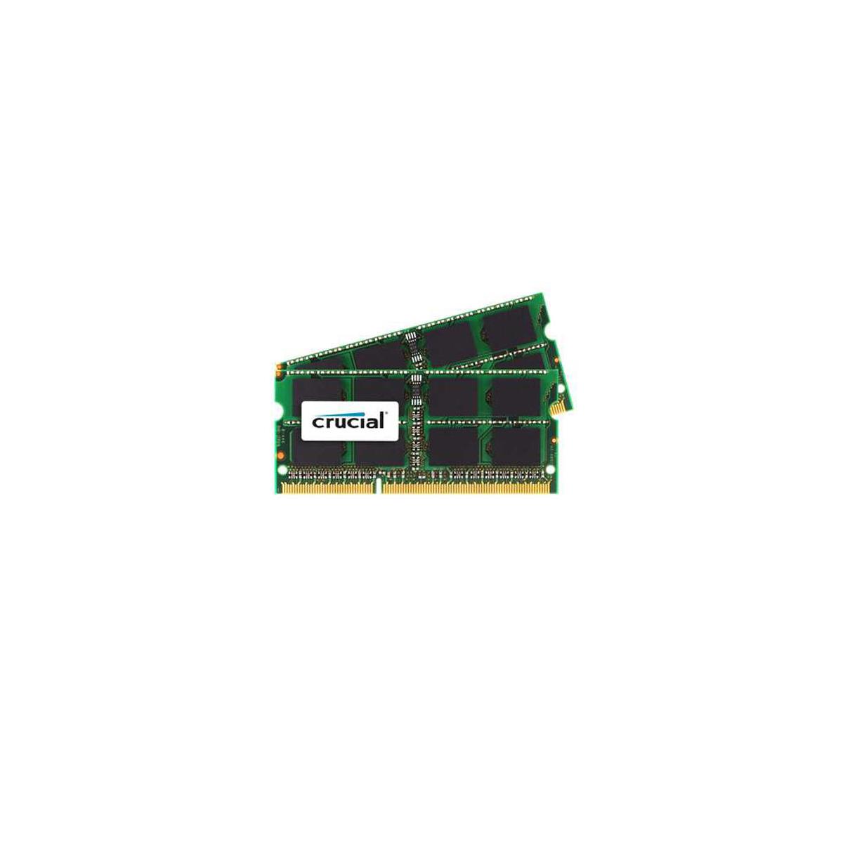 Image of Crucial 8GB (2x4GB) 204-pin SODIMM DDR3 PC3-10600 Memory Module Kit for Mac