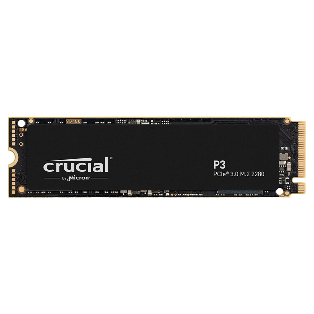 

Crucial P3 500GB 3D NAND PCIe Gen3 NVMe M.2 Internal SSD, 3500MB/s Read