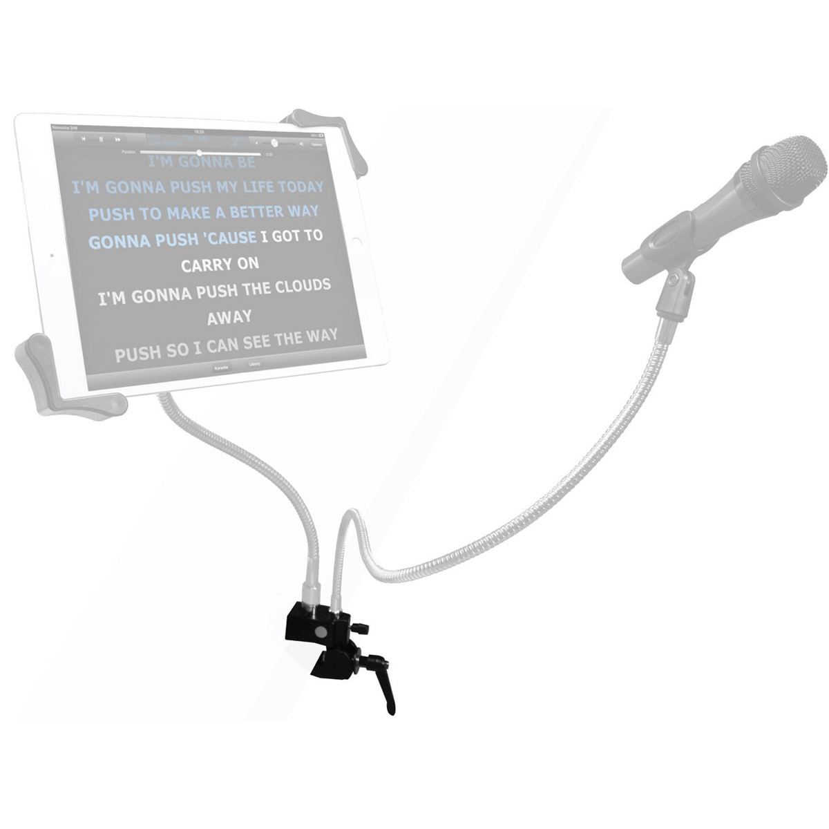 

CTA Digital Microphone Clip and Holder Gooseneck Clamp Stand for 7-13" Tablets