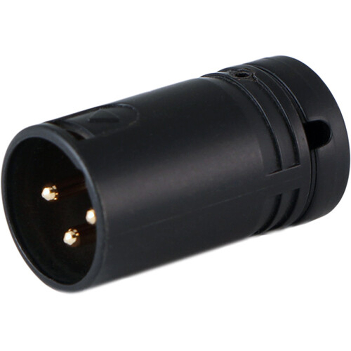

Cable Techniques R/A XLR 3-Pin M Connector, A-Shell, Standard/Black Cap, 10-Pack
