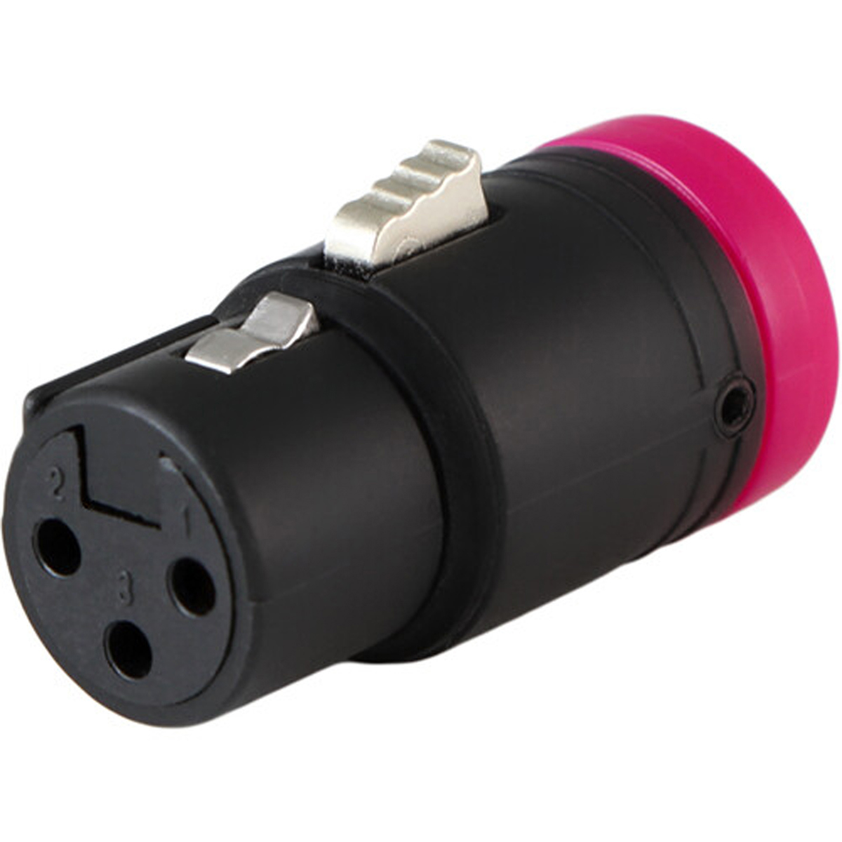 

Cable Techniques R/A XLR 3-Pin Female Connector w/B-Shell, Standard/Purple Cap