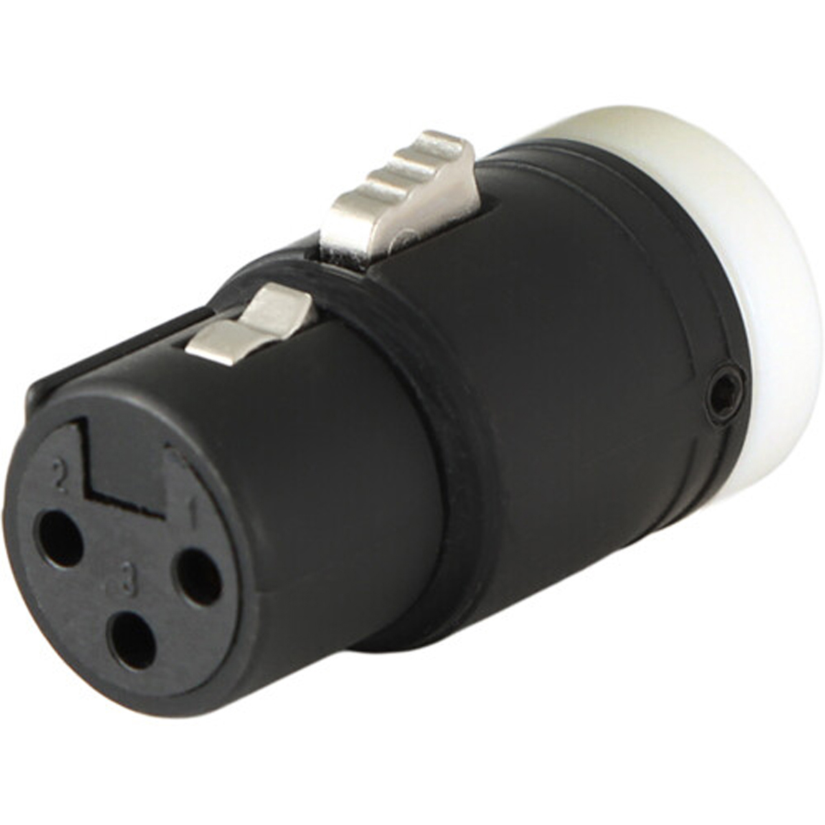 

Cable Techniques LP R/A XLR 3-Pin Female Connector w/B-Shell,Standard/White Cap