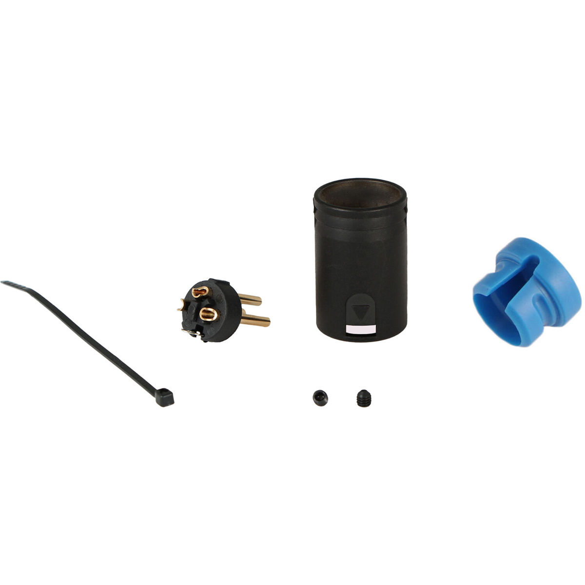 

Cable Techniques LP R/A XLR 3-Pin Male Connector with B-Shell, Standard/Blue Cap