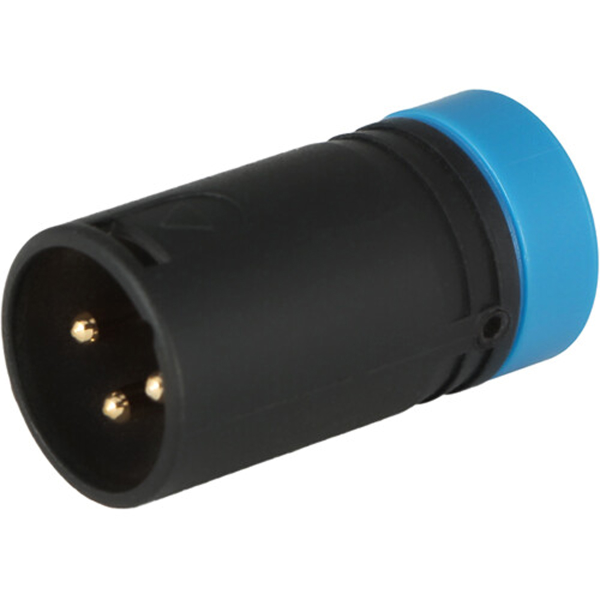 

Cable Techniques LP R/A XLR 3-Pin Male Connector with B-Shell, Large/Blue Cap