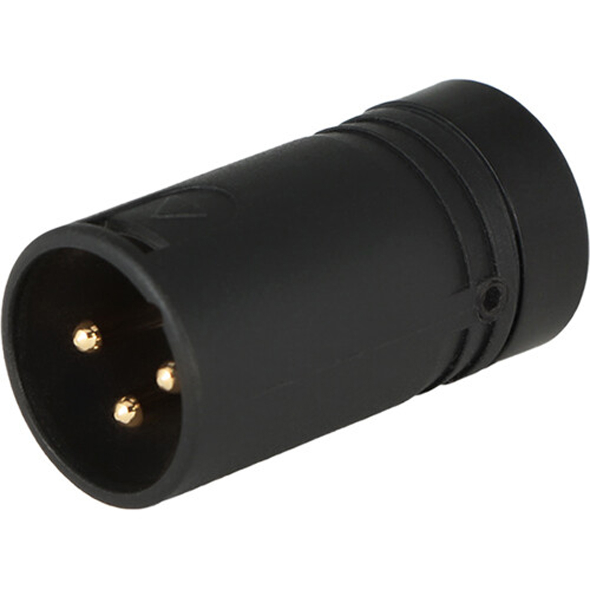 

Cable Techniques LP R/A XLR 3-Pin Male Connector with B-Shell, Large/Black Cap