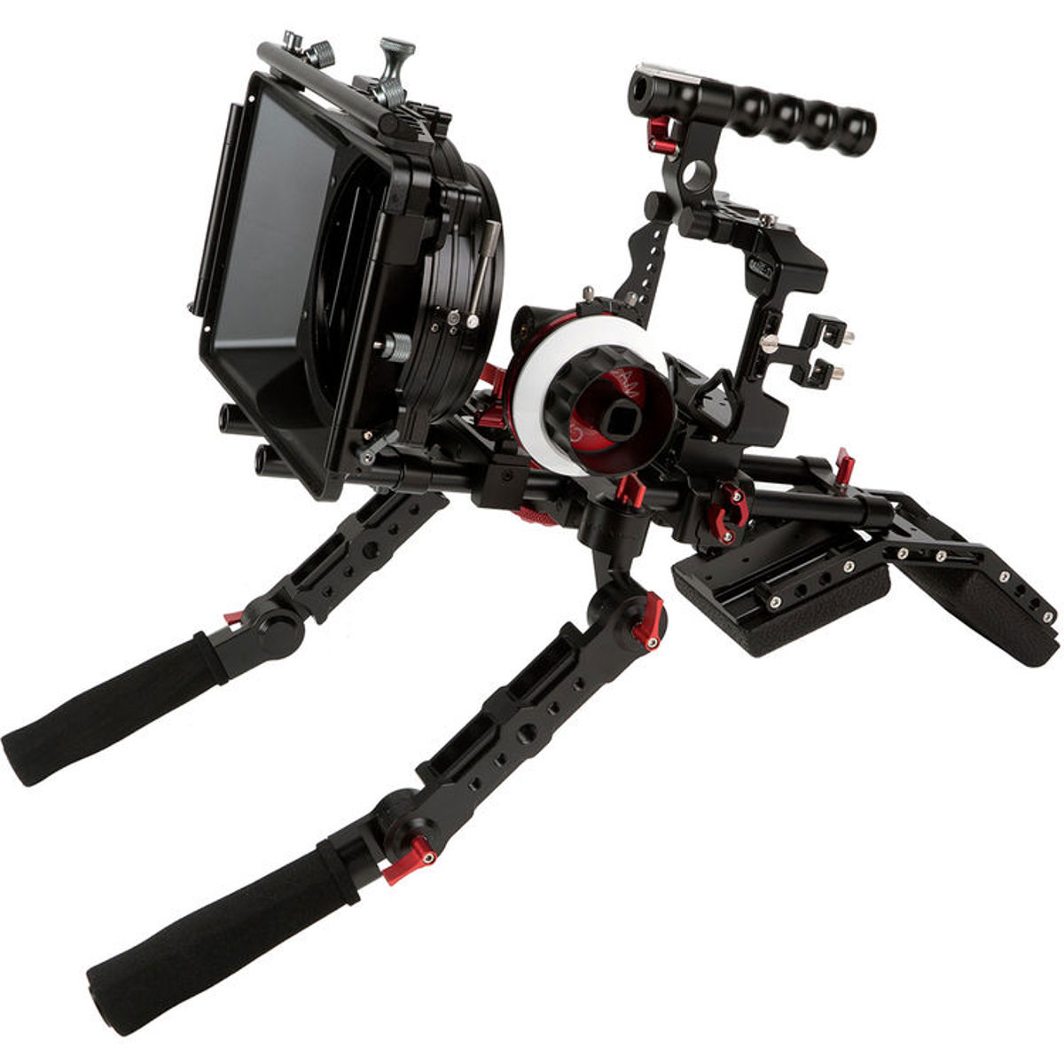 

Came-TV Rig for Sony A7RIII Camera with Mattebox and Shoulder Support