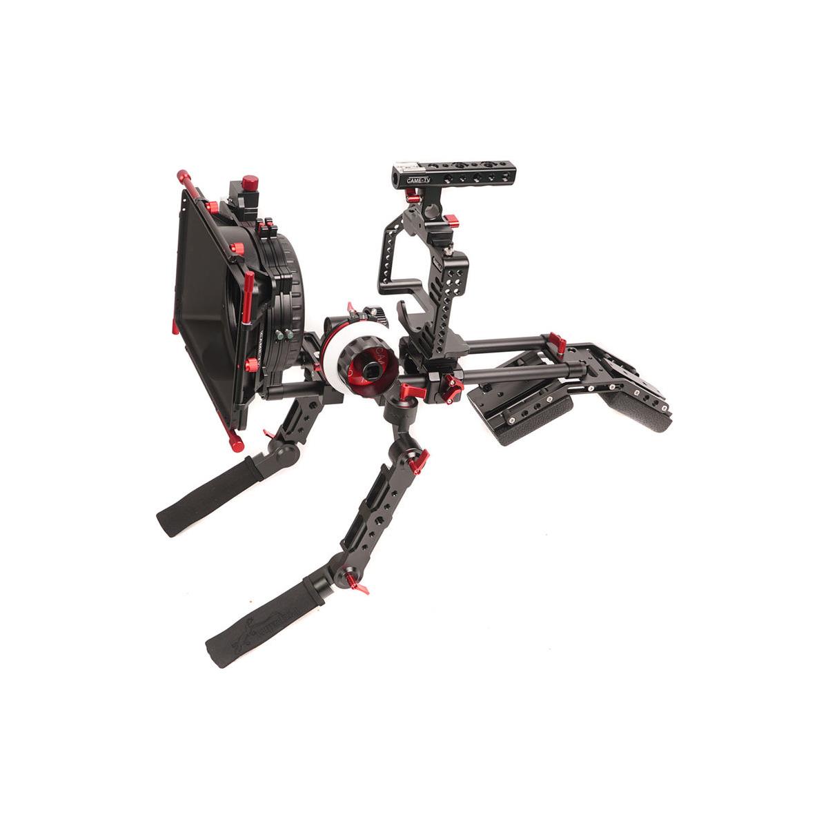 Image of Came-TV Protective Cage with Hand Grip Support for Panasonic GH5 Camera
