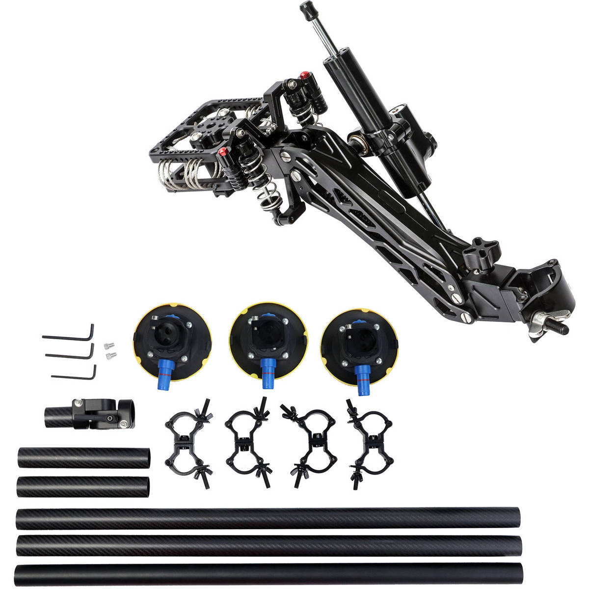

Came-TV Pro Camera Video Stabilizer Rod Mount w/Suction Mount, 2-22 lbs Payload