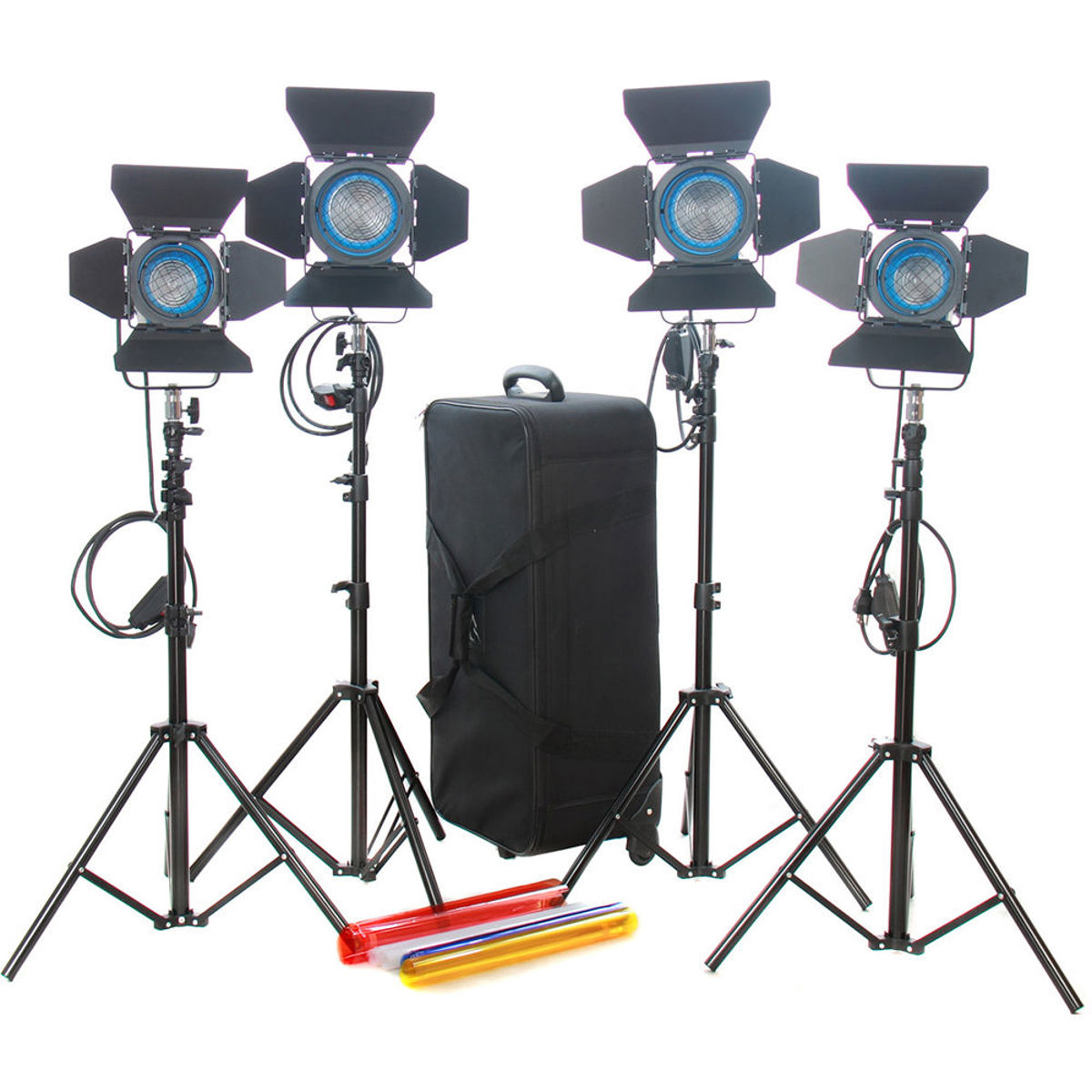 

Came-TV Fresnel Tungsten Video Spot 4-Light Kit, 2x 650W & 2x 300W