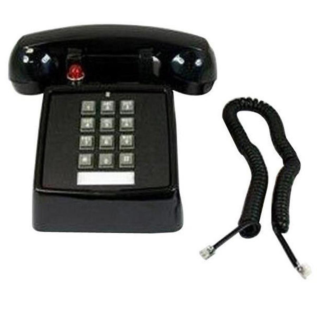 

Cortelco 250000VBA57MD Desk Corded Telephone with Message Waiting, Black