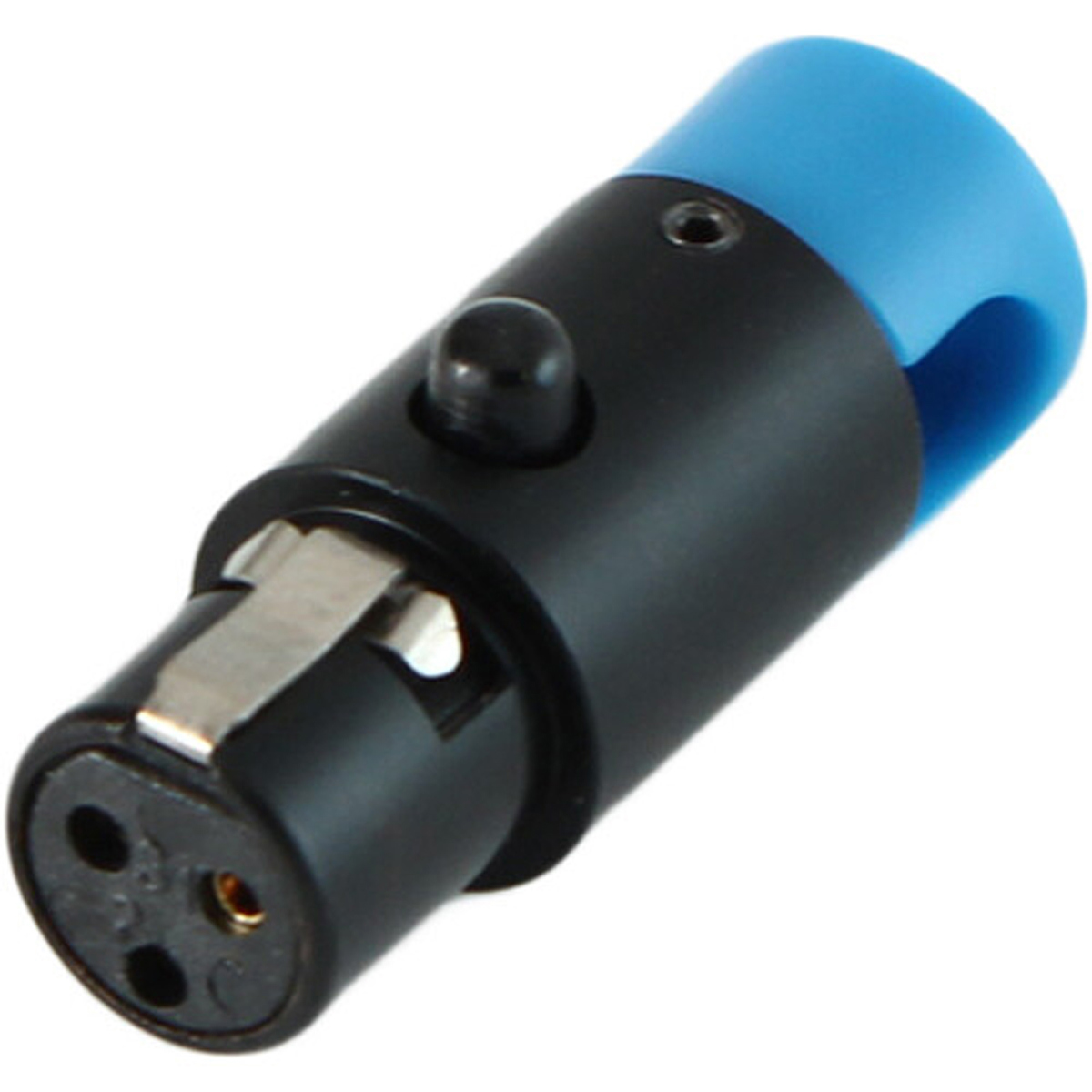 

Cable Techniques LP R/A TA3F Mini XLR 3-Pin Female Connector, Large/Blue Cap