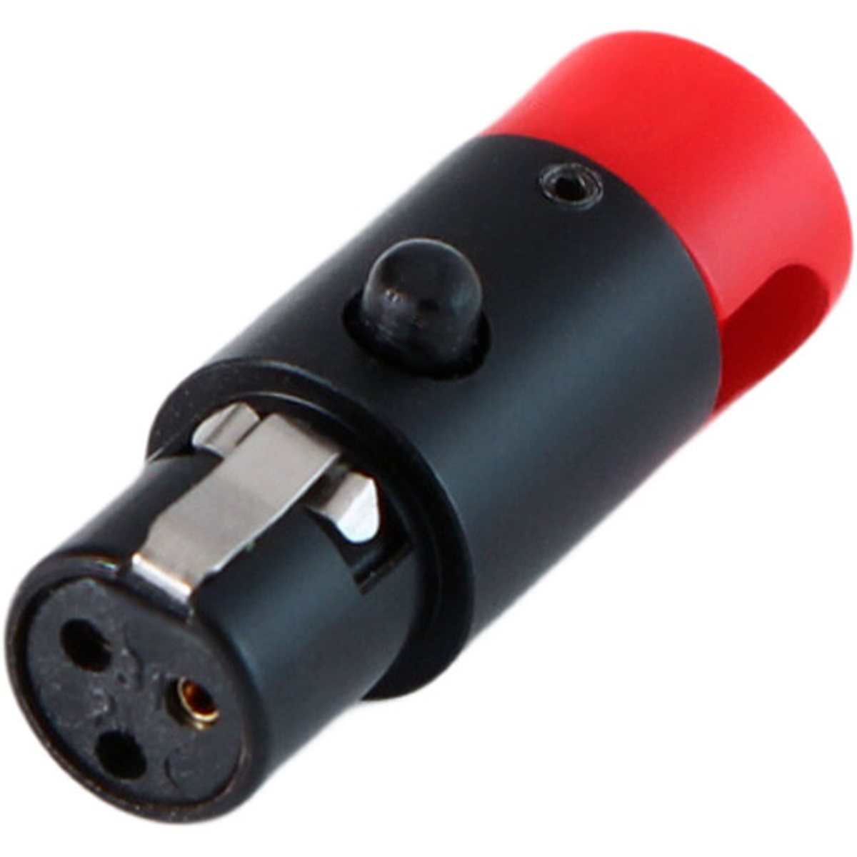 

Cable Techniques LP R/A TA3F Mini XLR 3-Pin Female Connector, Large/Red Cap
