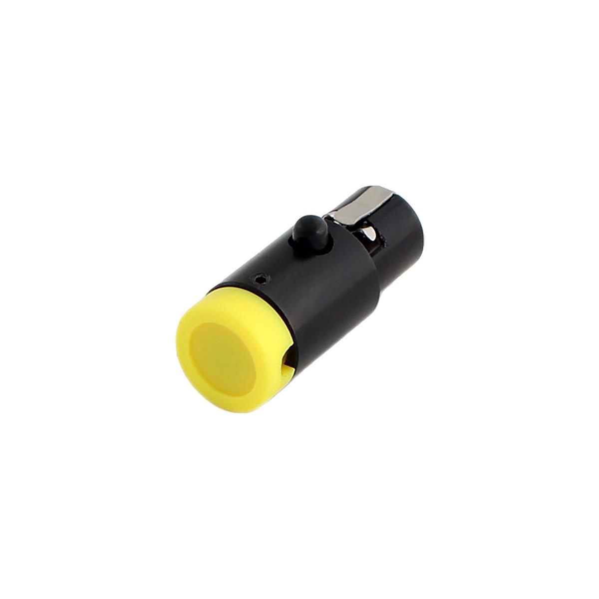 

Cable Techniques LPS Low-Profile TA5F Mini XLR, 5-pin F Connec, Adj. Side Cable-Exit - Yellow Caps