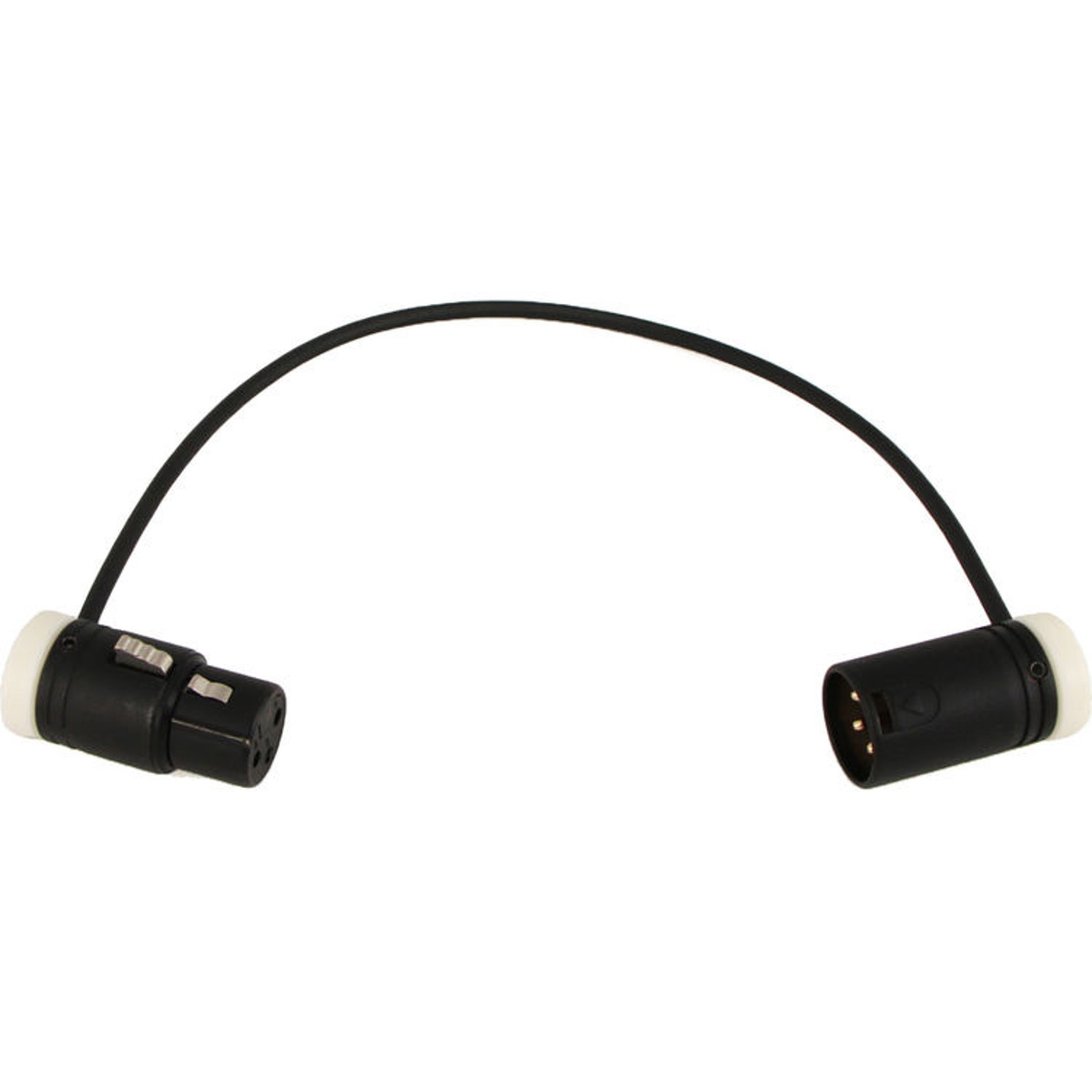 

Cable Techniques Low-Profile XLR-3 Adjustable Angle Cable, 10" - White Caps