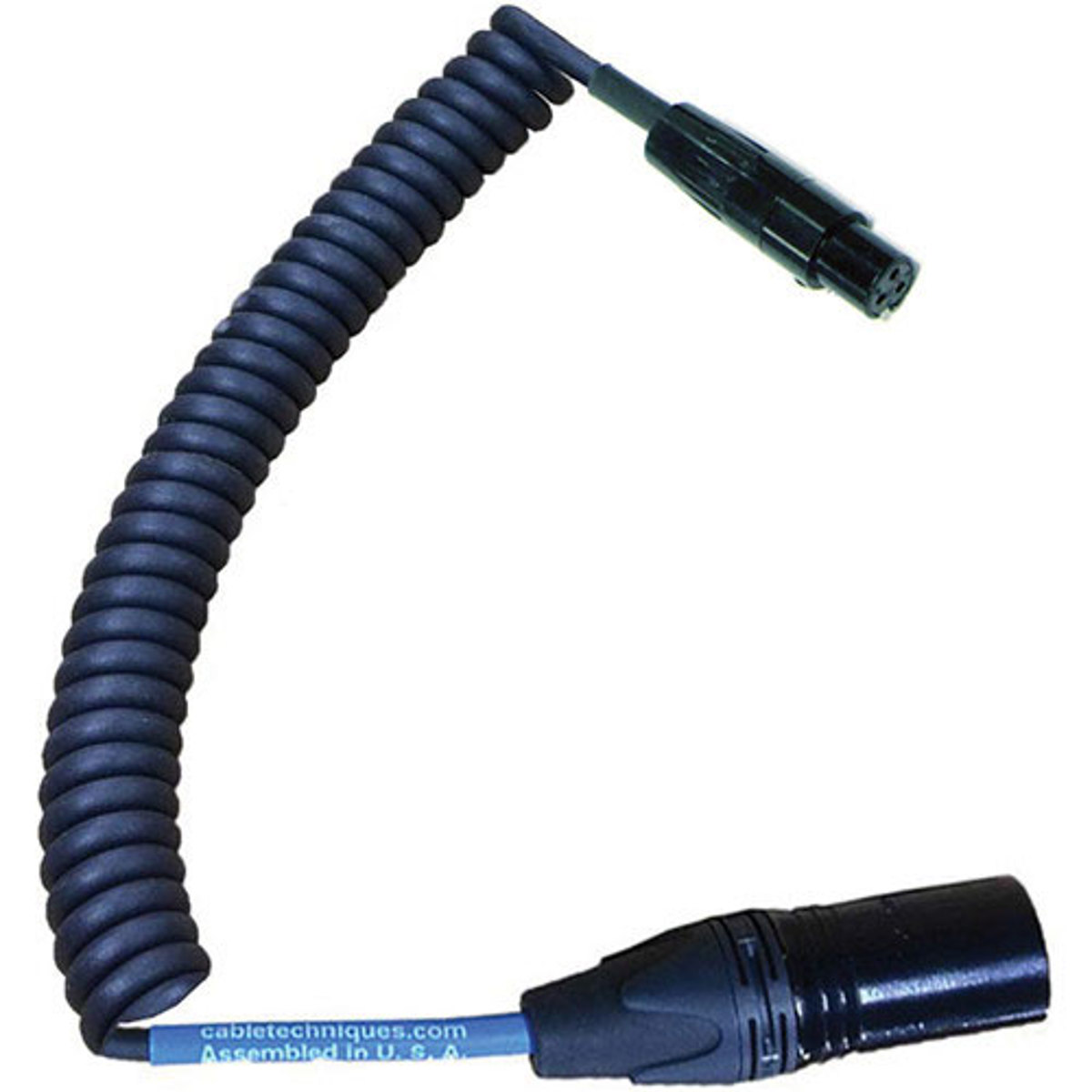 

Cable Techniques 6" TA3F to XLR3M Coiled Cable for Lectrosonics LR Receiver