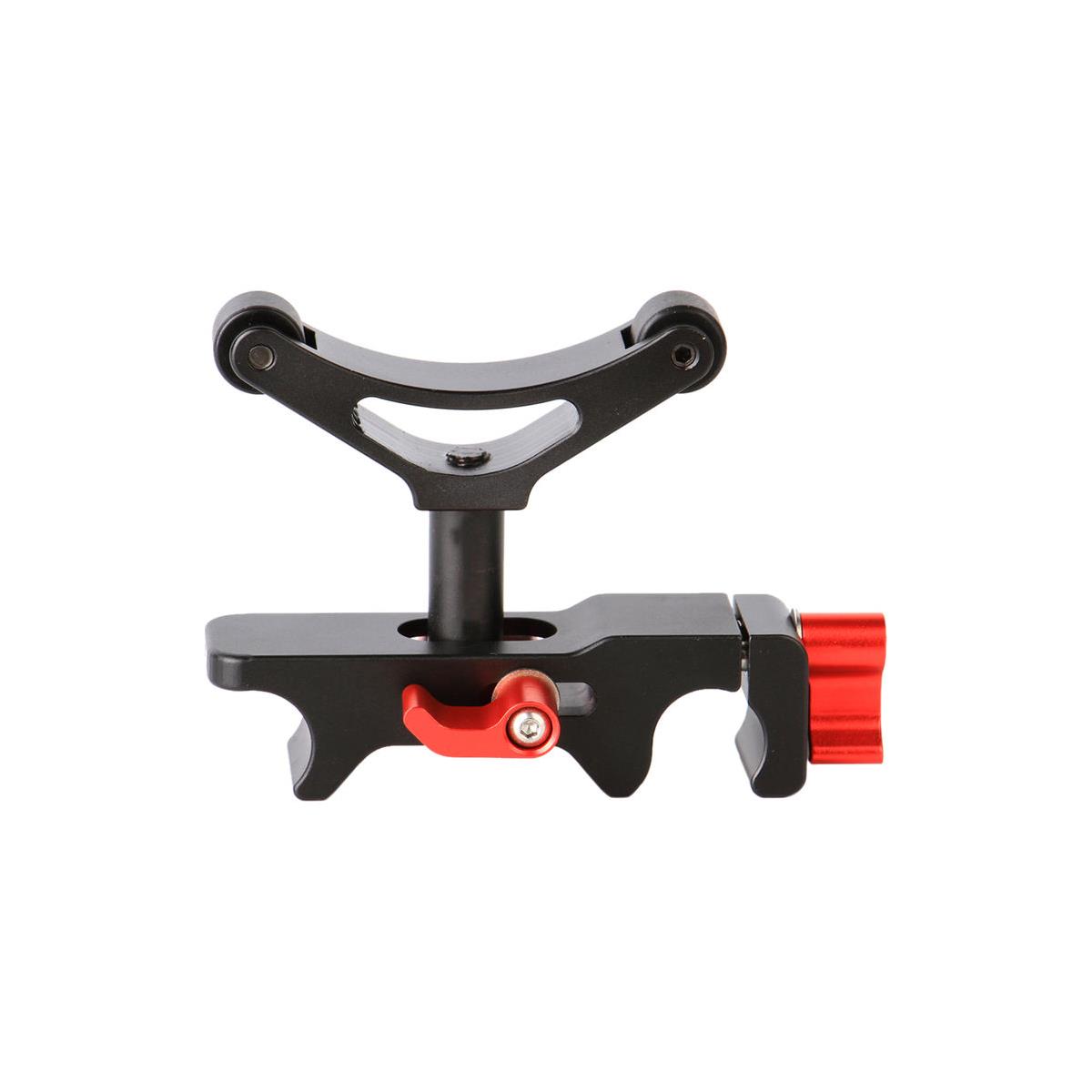 Image of Came-TV 15mm Height-Adjustable Lens Support with Rod Clamp