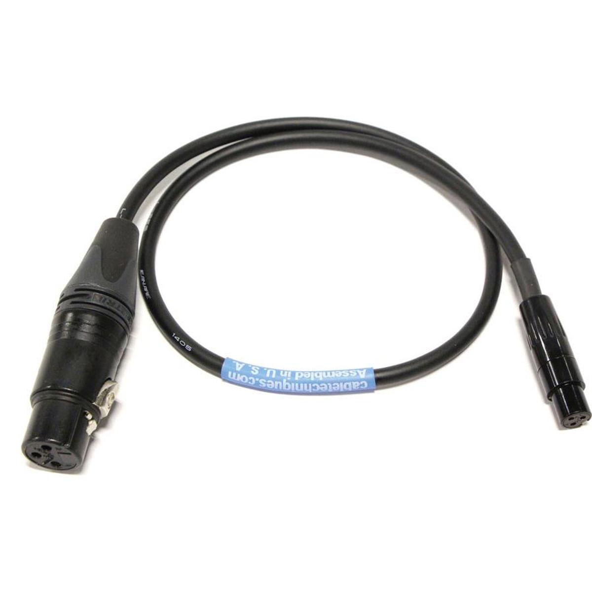 

Cable Techniques 18" XLR-3F to TA3F Interface Cable