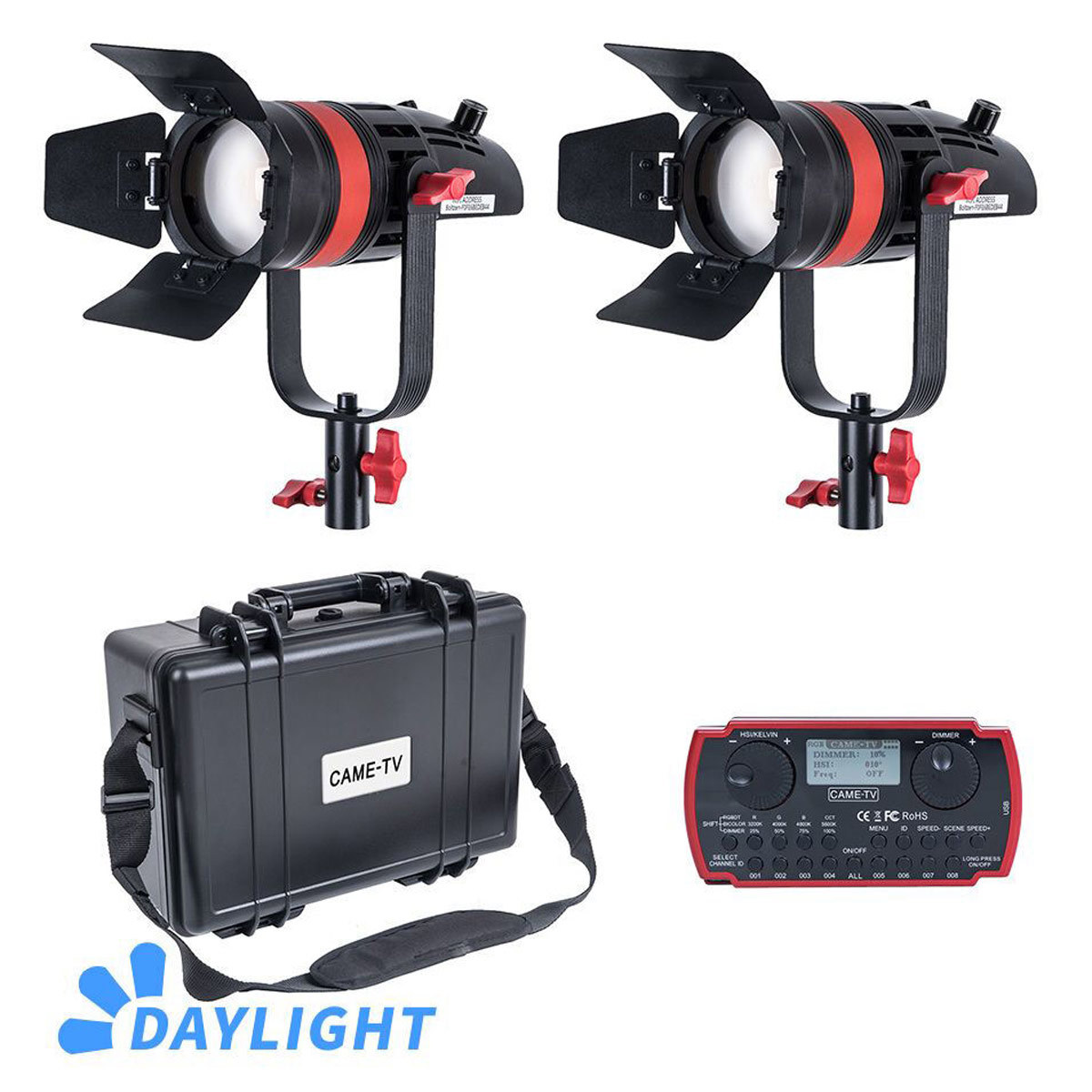 

Came-TV Boltzen Q-55W 55W MARK II LED Daylight 2-Light Kit with Hard Case