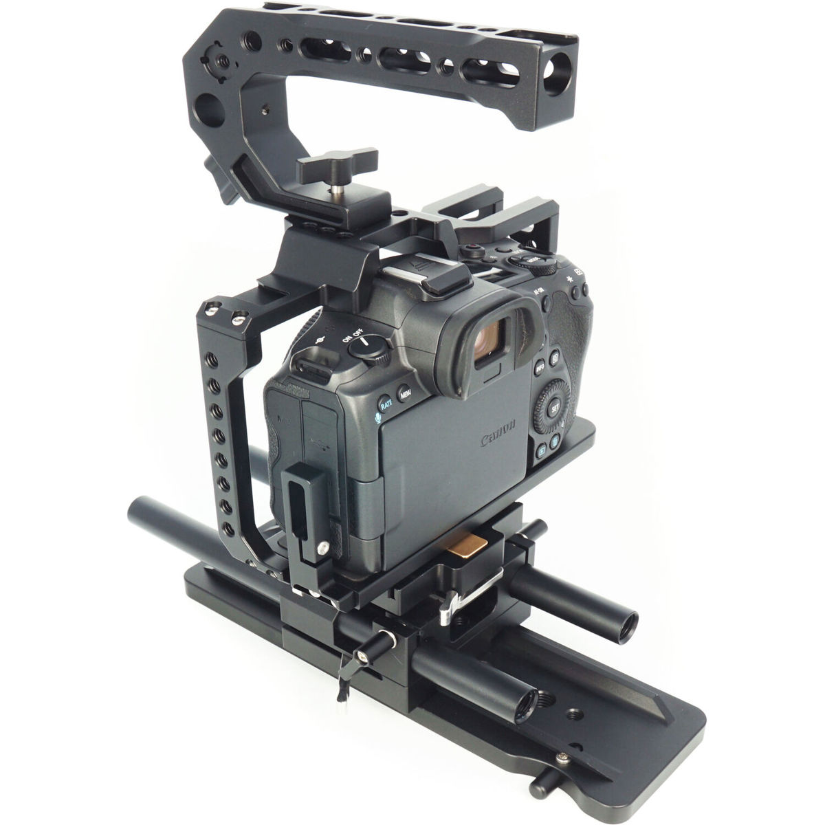 

Came-TV Camera Cage Kit with Base Plate and Dovetail Plate for Canon EOS R5 & R6