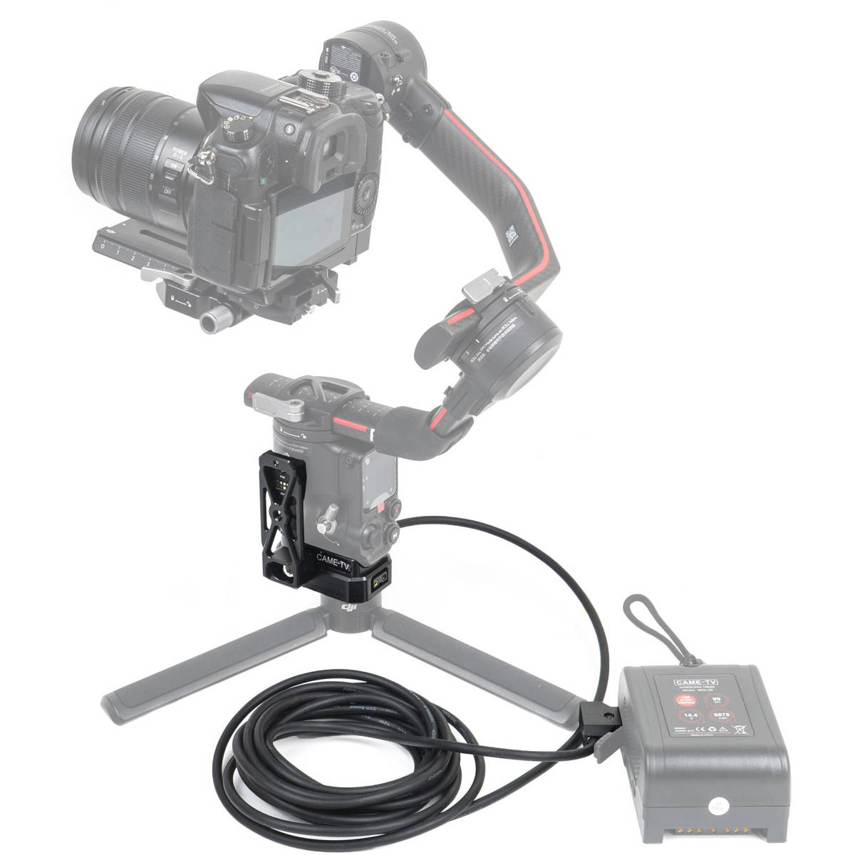 

Came-TV Base Adapter with D-Tap for DJI Ronin RS2 Gimbal MKII