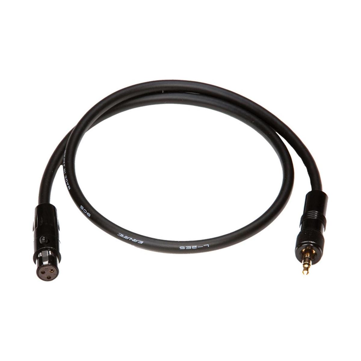 Image of Cable Techniques 18&quot; 3.5mm TRS Locking to TA3F Balanced Receiver Cable