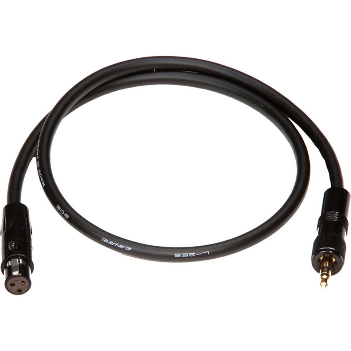 Image of Cable Techniques 18&quot; 3.5mm TRS Locking to TA3F Balanced Receiver Cable