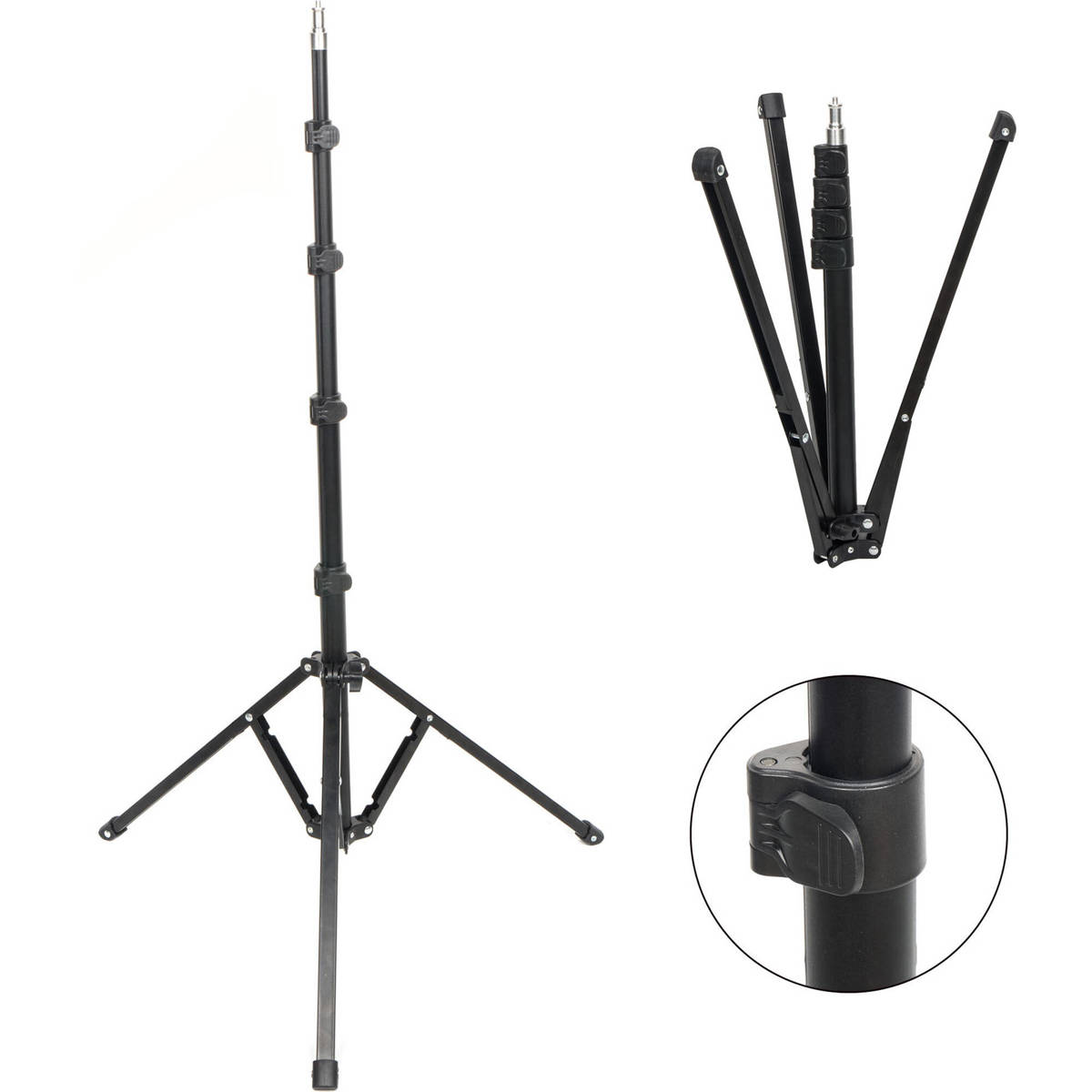 

Came-TV SD12 Quick Set Up Compact and Portable Reverse Folding Light Stand
