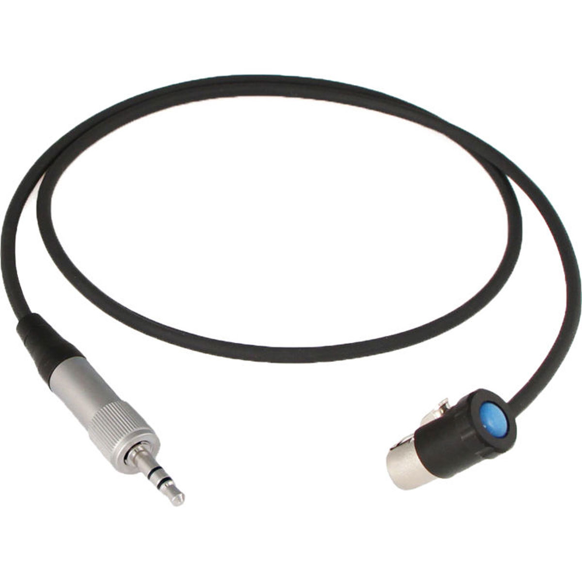 

Cable Techniques 24" 3.5mm TRS to Low-Profile TA3F Cable, Unbalanced, Blue Cap