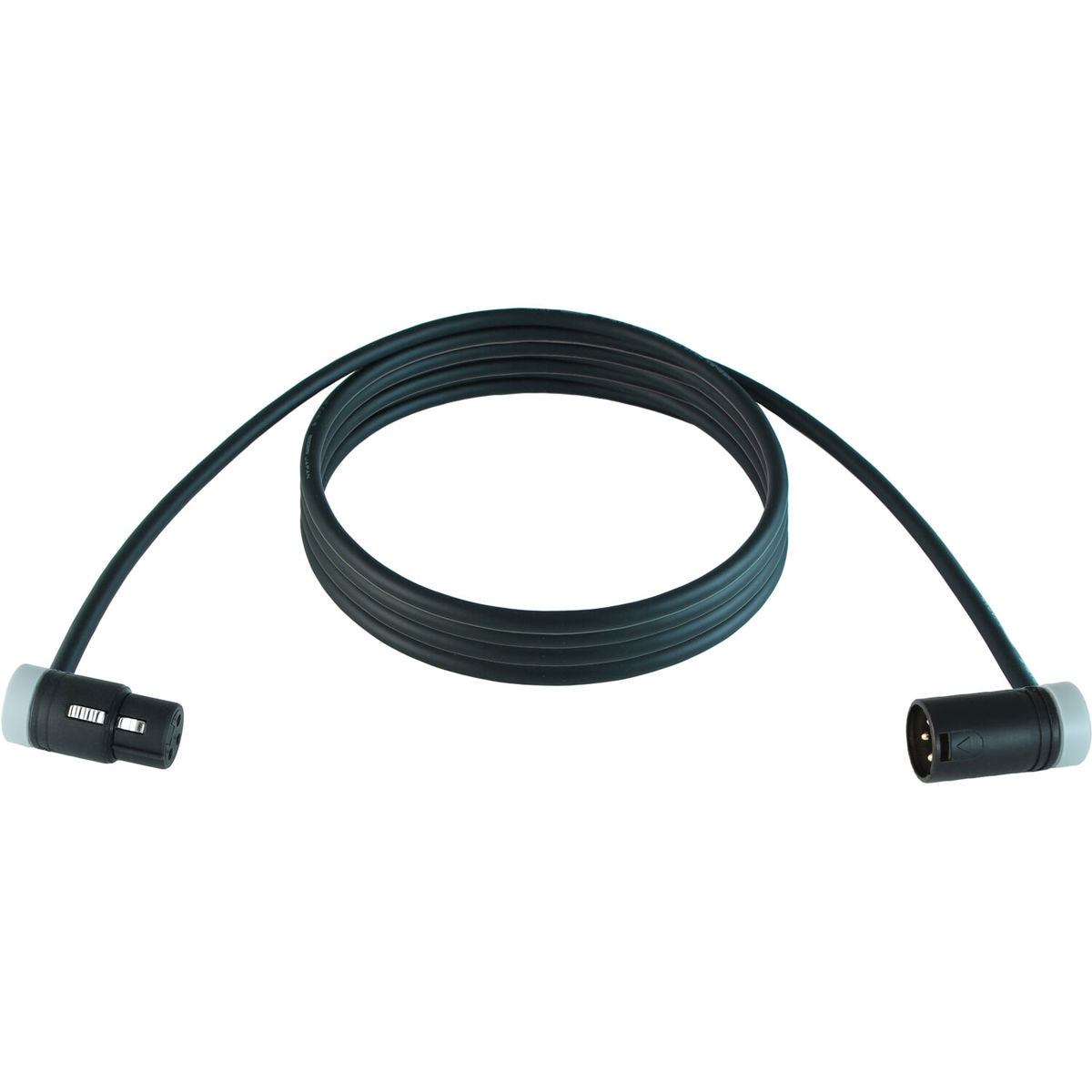 

Cable Techniques 25' R/A XLR-3F to XLR-3M Mogami W2893 Mic Cable, Gray Caps