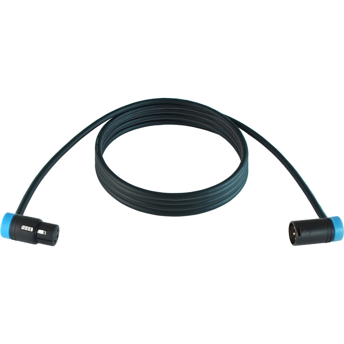 

Cable Techniques 25' R/A XLR-3F to XLR-3M Mogami W2893 Mic Cable, Blue Caps