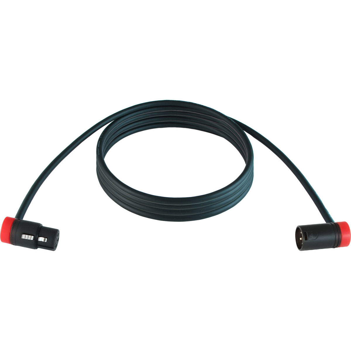 

Cable Techniques 25' R/A XLR-3F to XLR-3M Mogami W2893 Mic Cable, Red Caps