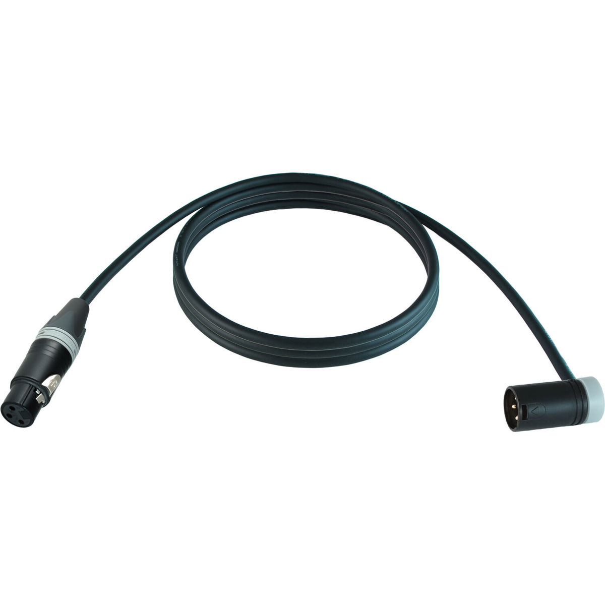 

Cable Techniques 10' Straight XLR-3F to 3M R/A Mogami W2893 Mic Cable, Gray Cap