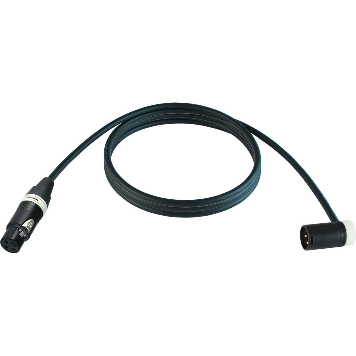 

Cable Techniques 15' Straight XLR-3F to 3M R/A Mogami W2893 Mic Cable, White Cap
