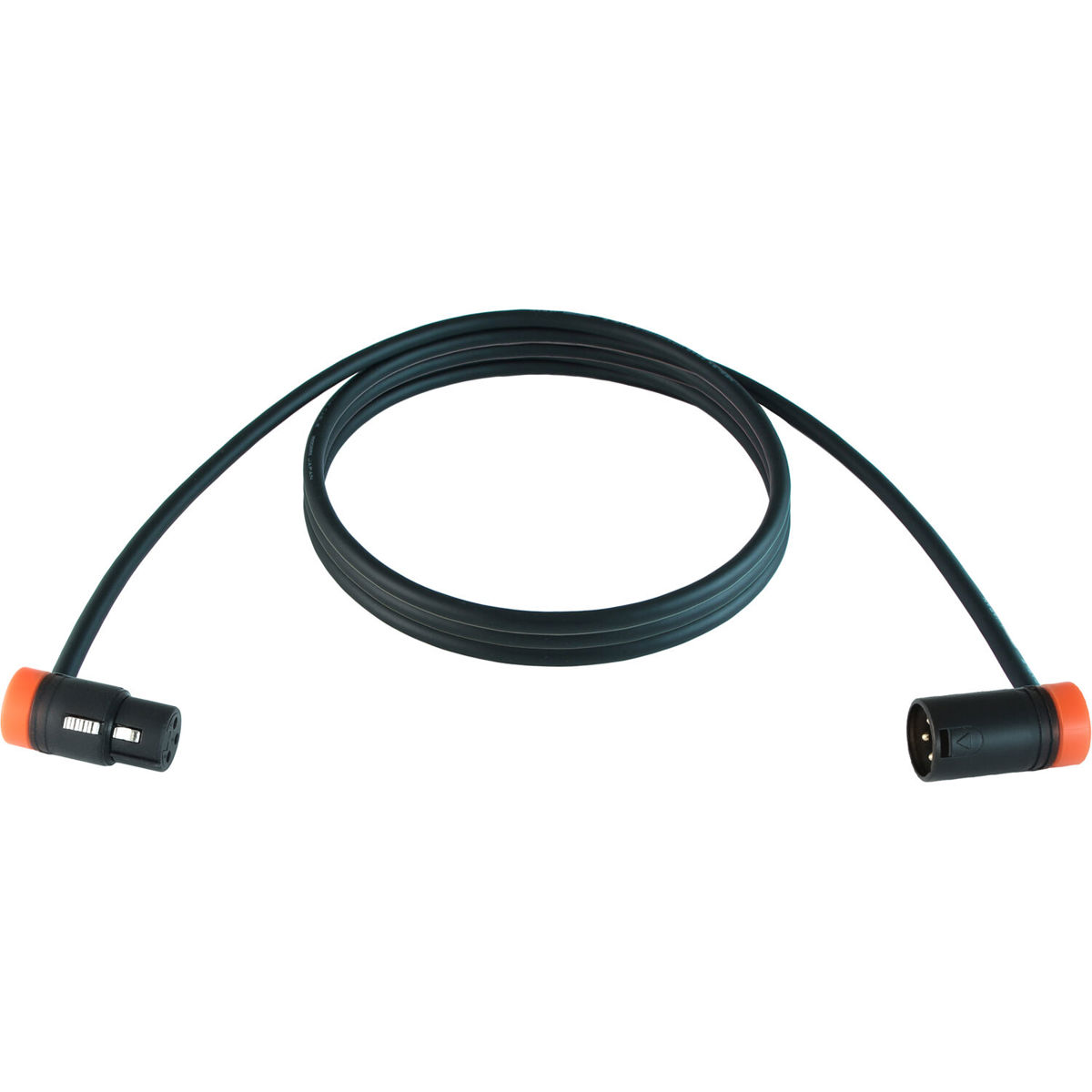

Cable Techniques 10' Premium R/A XLR-3F to 3M Mogami W2549 Mic Cable,Orange Caps