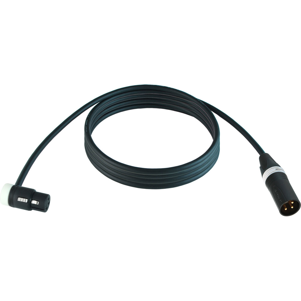 

Cable Techniques 25' R/A XLR-3F to 3M Straight Mogami W2549 Mic Cable, White Cap