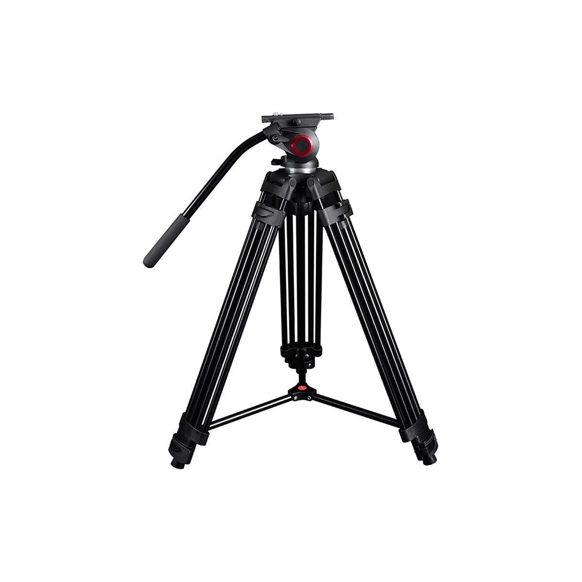

Came-TV 601A 3-Section Aluminum Video Tripod with Fluid Head
