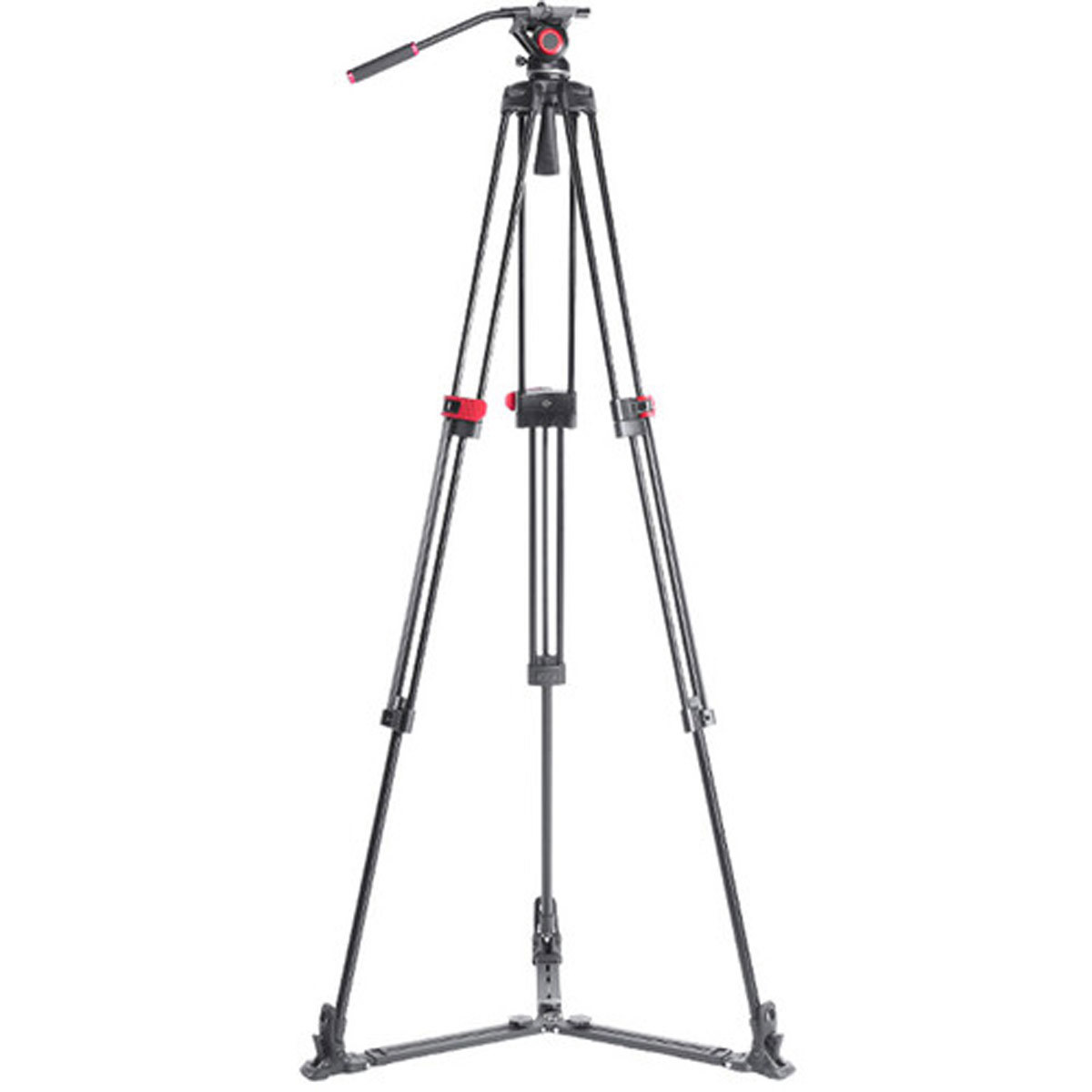

Came-TV TP-605A 3-Section Al Video Tripod w/Fluid Bowl Head & Ground Spreader