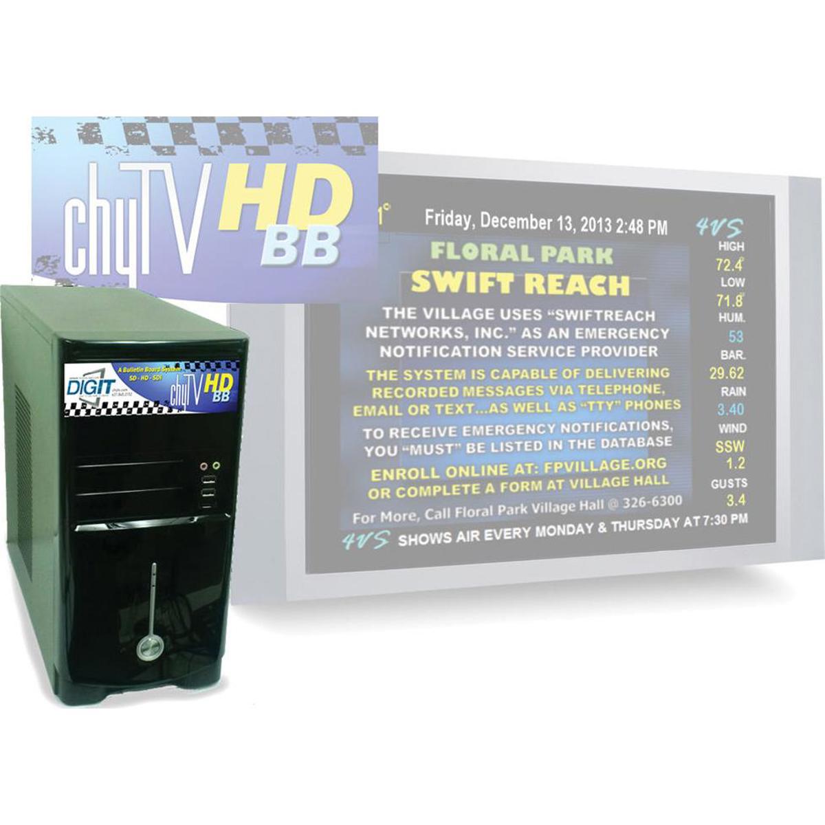 

ChyTv High-Definition Bulletin Board Graphics System, Tower Chassis